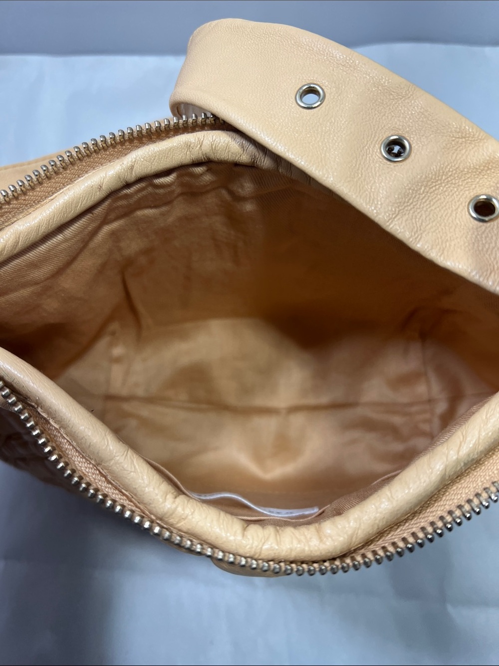 Anthropologie Woven Hobo Bag in Mustard - Picture 5 of 5